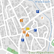 Sehenswertes und Markantes in der Innenstadt von Gau-Algesheim