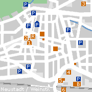 Markantes und Sehenswertes in der Innenstadt von Neustadt an der Weinstraße