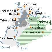Trier Saarburg Kreis in Rheinland-Pfalz