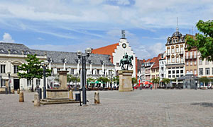 Marktplatz von Landau in der Pfalz
