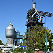 Neunkirchen Museum Industrie Eisen und Stahl, Wasserturm und Gebläsehalle