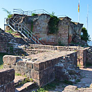 Reste der Festung Homburg Saar
