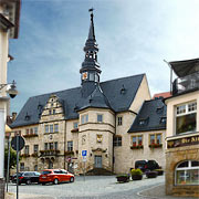 Blankenburg, historisches Rathaus am Marktplatz