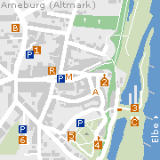 Sehenswertes und Markantes in der Innenstadt von Arneburg in der Altmark
