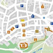 Sehenswertes und Markantes in der Innenstadt von Blankenburg (Harz)