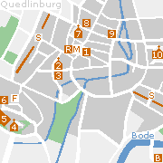 Quedlinburg, Sehenswürdigkeiten der historischen Altstadt