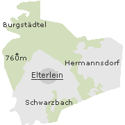 Orte im Stadtgebiet von Elterlein im Erzgebirge