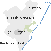 Ortte im Stadtgebiet von Lugau im Erzgebirge