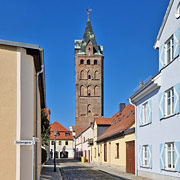 Breiter Turm, Rest der einstigen Stadtbefestigung in Delitzsch