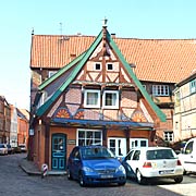 Messingsches Haus am Markt ist das älteste der Stadt Lauenburg