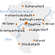 Steinburg Kreis in Schleswig-Holstein