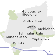 Orte im Stadtgebiet von Gotha