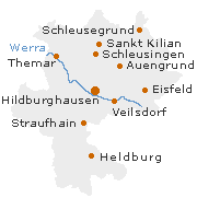 Hildburghausen Kreis in Thüringen