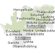 Orte im Stadtgebiet von Königsee-Rottenbach