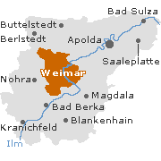 Weimar und umgebende Orte