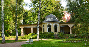 Trinkhalle im Kurparg der Stadt Bad Sulza