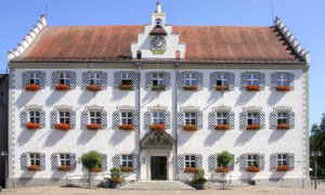 Altes Schloss Tettnang, heute Rathaus der Stadt