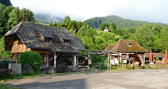 Mühlen am Sägeplatz der Gemeinde Simonswald