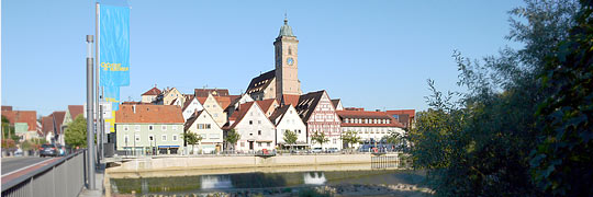 Nürtingen, Große Kreisstadt am Neckar