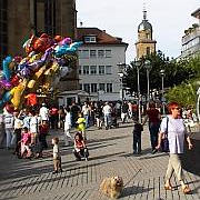 lebendige Innenstadt von Heidelberg