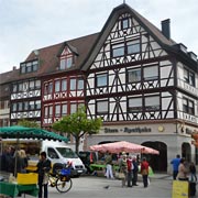 Alte Apotheke am Markt von Tauberbischofsheim