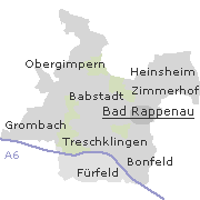 Orte im Stadtgebiet von Bad Rappenau