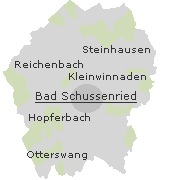 Orte im Stadtgebiet von Bad Schussenried