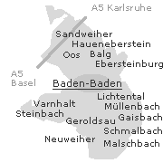 Baden-Baden Stadtteile