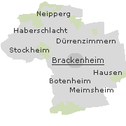 Orte im Gebiet der Kommune Brackenheim