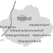 Orte im Stadtgebiet von Bruchsal