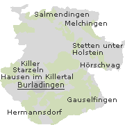 Orte im Stadtgebiet von Burladingen