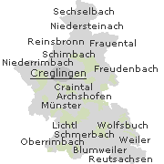 Stadtteile im Stadtgebiet von Tauberbischofsheim