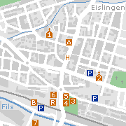 Sehenswertes und Markantes in der Innenstadt von Eislingen/Fils