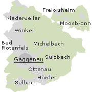 Orte im Stadtgebiet von Gaggenau