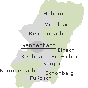 Orte im Gebiet der Stadt Gengenbach