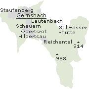Orte im Stadtgebiet von Gernsbach