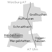 Heidenheim, Stadtteile