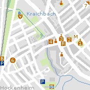 Markantes und Sehenswürdigkeiten in der Innenstadt von Hockenheim