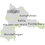 Orte im Stadtgebiet von Hüfingen