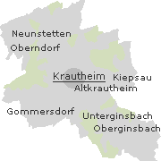 Orte im Stadtgebiet von Krautheim