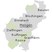 Orte im Stadtgebiet von Mengen