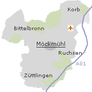 Orte im Gebiet von Möckmühl
