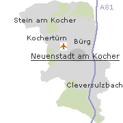 Orte im Stadtgebiet von Neuenstadt am Kocher