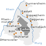 Rastatt Kreis in Baden-Württemberg