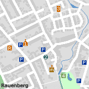 Markantes und Sehenswürdigkeiten in der Innenstadt von Rauenberg