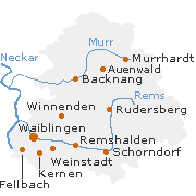 Rems-Murr-Kreis in Baden-Württemberg