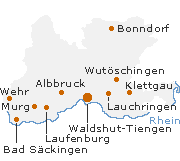 Waldshut Kreis in Baden-Württemberg