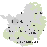 Orte im Stadtgebiet von Winnenden