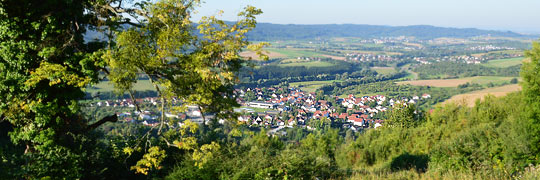 Gemeinde Auenwalde, blick vom Ebersberg