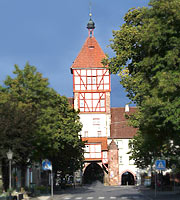 Ein schönes Stadttor, das Mühlentor  in Bräunlingen